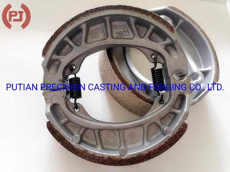 High Quality, High Wear Resistance, No Nosise Motorcycle Brake Shoes Parts, Asbestos or Asbestos Free