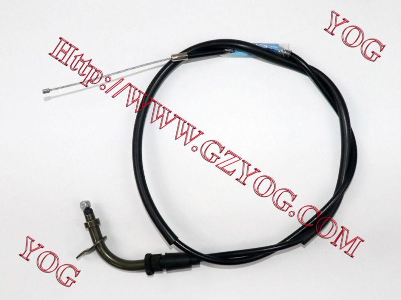 Yog Motorcycle Spare Parts Throttle Cable for Max/Bis/Fair, XL125s, Tvs Victor Glx-125