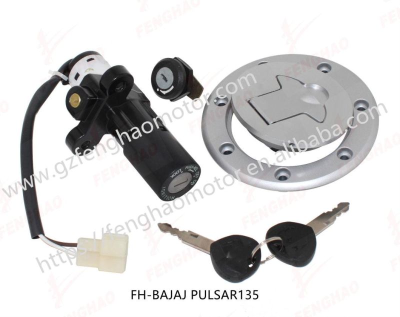 Good Quality Motorcycle Spare Parts Lock Set Bajaj Boxer/Bm100/CT100/Pulsar135/Pulsar180