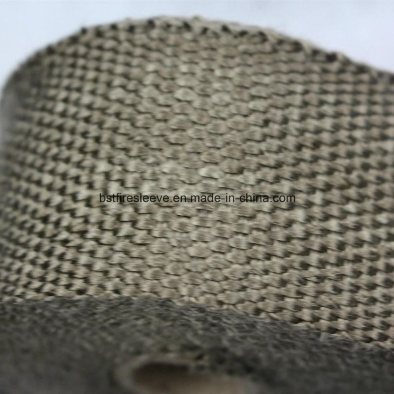 China Manufacturer Factory Black Color High Temperature 1" 1.5" 2" 3" 4" Width Muffler Pipe Insulator Silencer Protection Thermal Shield Exhaust Wrap Bandage