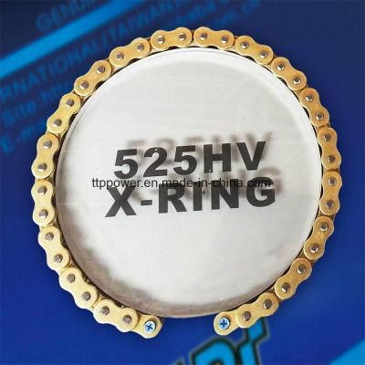 525hv X-Ring Heat Resistant Motorcycle Parts Multi-Colored Driving Chain
