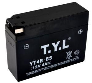 Yt4b 2.3ah Black Maintenance Free Motorcycle Battery