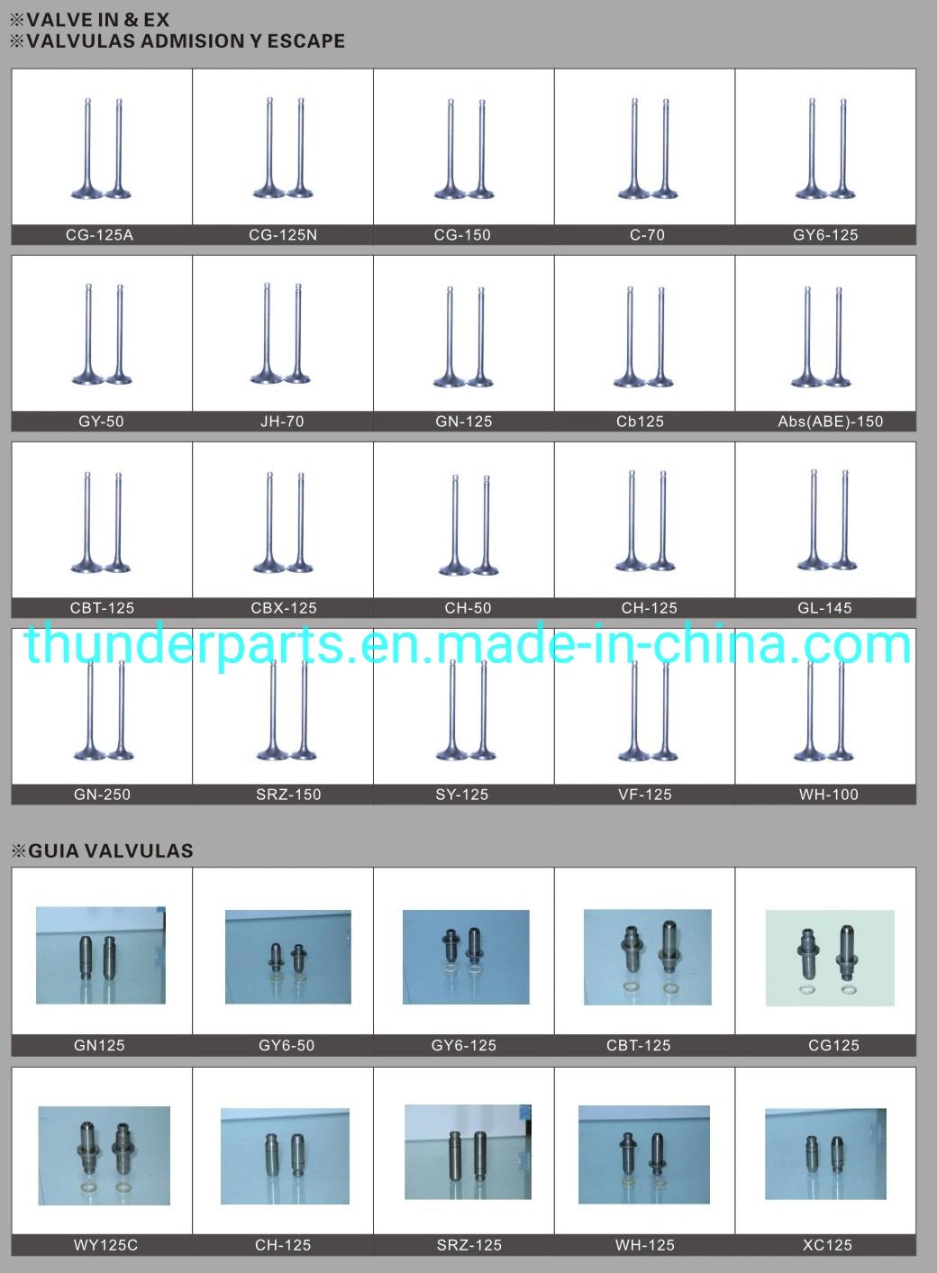 Motorcycle Accessories Motorcycle Engine Valves in & Ex for Scooter Parts, Gy6 50/125/150 An125, Wh125, Keeway
