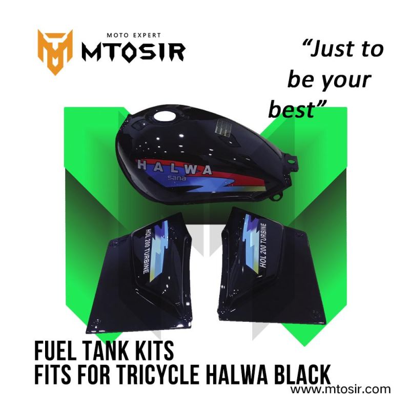 Mtosir Motorcycle Fuel Tank Kits Tricycle Dy-T2 Motorcycle Side Cover Spare Parts Motorcycle Plastic Body Parts Fuel Tank Kits