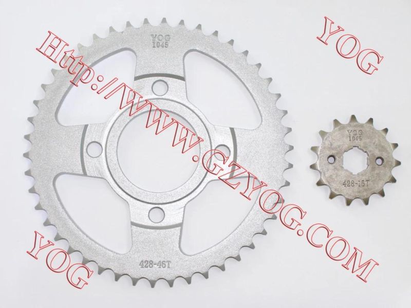′motorcycle Parts Transmission Kit Sprocket Kit for Hj125 Fz16 Dy100