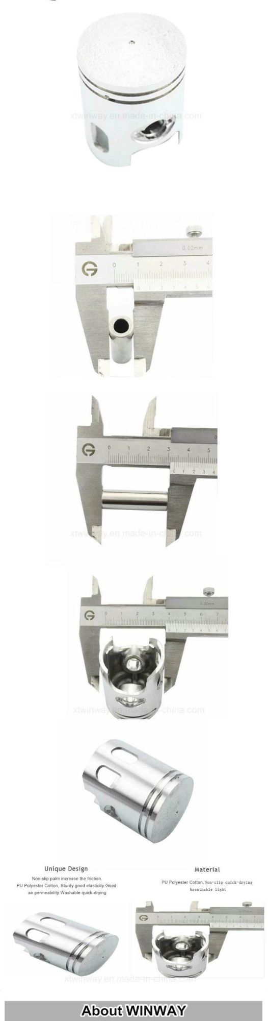 Ww-9132 Motorcycle Parts Piston Assy for Gy6-150
