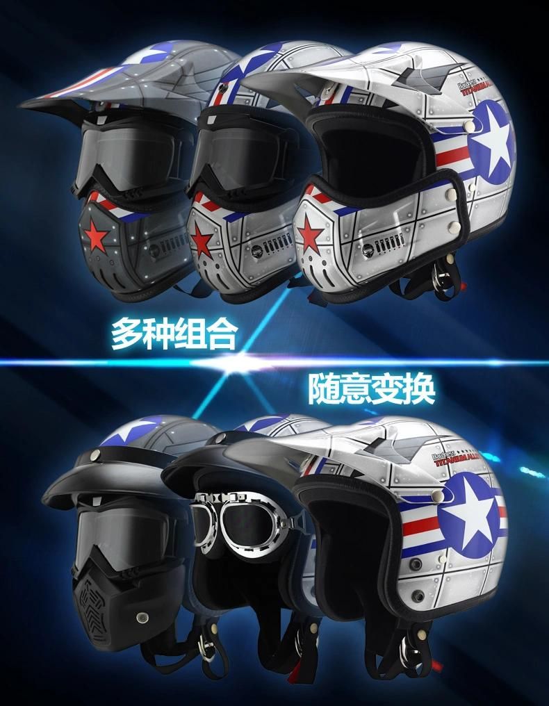 Metal Flake Helmet for Scooters