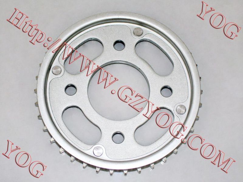 Yog Motorcycle Parts Rear Chain Sprocket for Cg125 Gn125 GS125