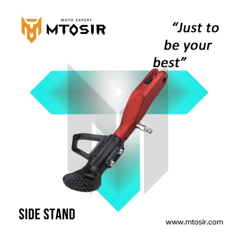 Mtosir Motorcycle Side Stand Aluminium Stand Different Colors Available High Quality Professional Main Stand Colorful Spare Parts Chassis Frame Side Stand