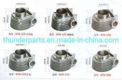 Motorcycle Cylinder Block Kit for Gy6 125/150/175/200/52.4mm/57.4mm/58.5mm/61mm/63mm