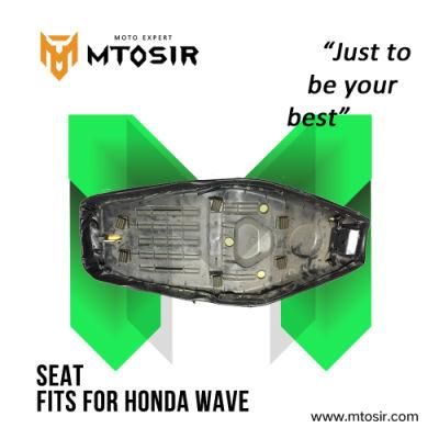 Mtosir High Quality Black Seat for Honda Wave Leather Plastic Motorcycle Spare Parts Motorcycle Accessories Rear Seat