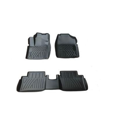 Black Injection 3D Foot Mat for KIA Picanto