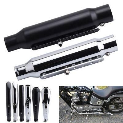 Universal Motorcycle Exhaust Pipe Muffler for Exhaust Tip Vintage Rear Pipe Tail Tube