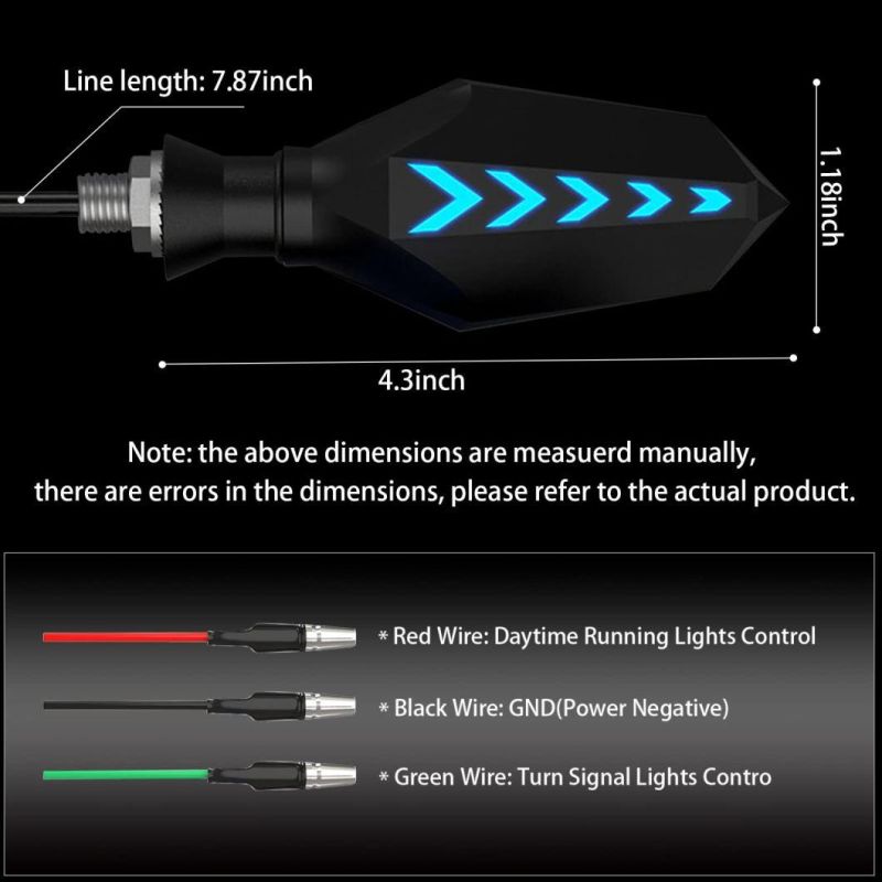 Motorcycles LED Turn Signal 12V Car Turn Light Direction Light