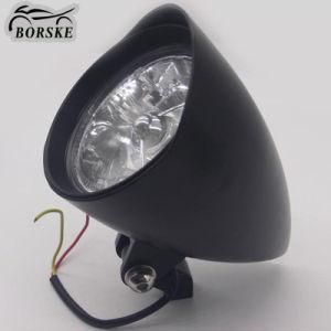 Glossy Black 4.5&prime;&prime; Motorcycle Projector Headlight for Harley