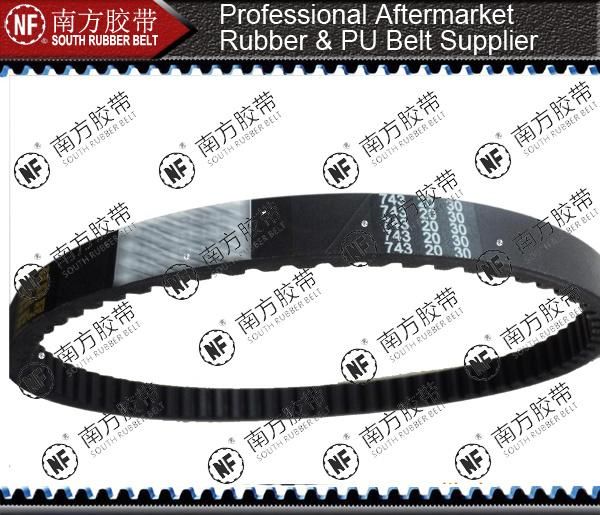 Motorcycle Wrapped Agricultural Rubber Cogged Banded Transmission Synchronous Tooth Drive Automotive Parts Tangential Timing Poly Power V Belt