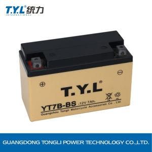 Tyl Yt7b-BS 12V6h Maintenance Free Lead Acid Motorcycle Battery OEM Cream Color Motorcycle Parts