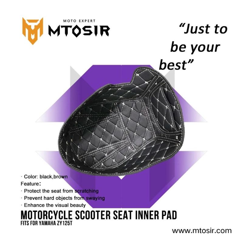 Mtosir High Quality Motorcycle Scootor Seat Inner Pad for YAMAHA Zy125t Black Brown Protect Pad Decoration Seat Pad