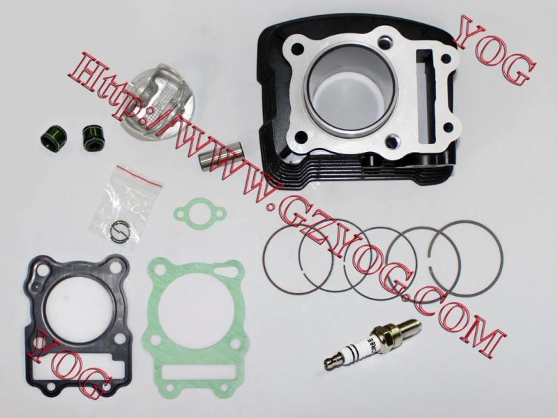 Yog Motorcycle Engine Cylinder Block Cilindro Cylinder Kit Tvs Victor Glx125 Tvs125