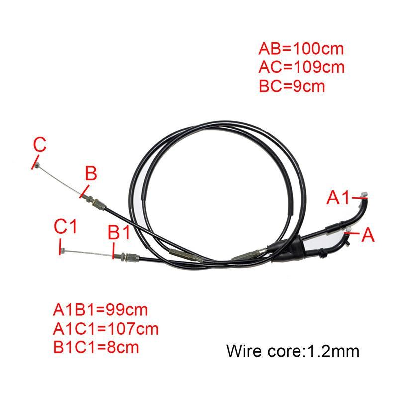Future Motorcycle Parts Throttle Line Cable for Kawasaki Kxf250 Kx250f