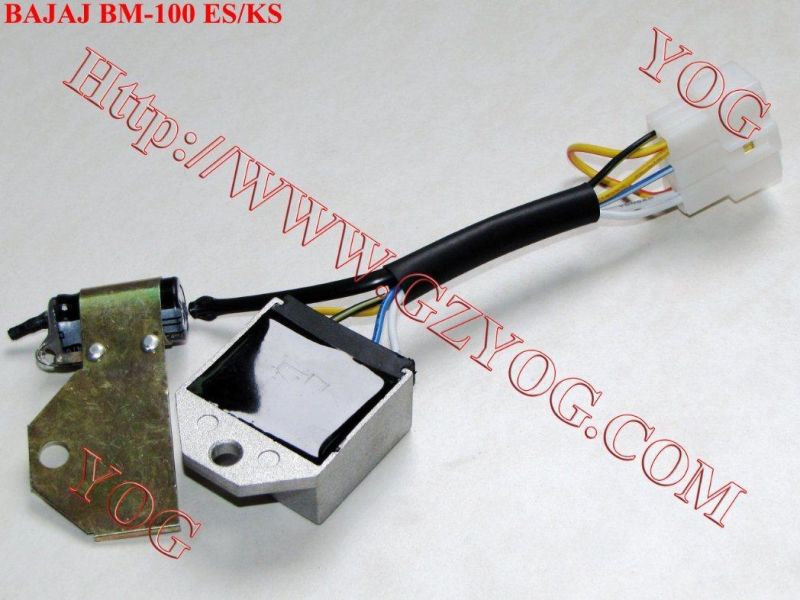 Yog Motorcycle Spare Parts Rectifier Assy Regulator for Bajaj Bm100esks Discover150 Pulsar180