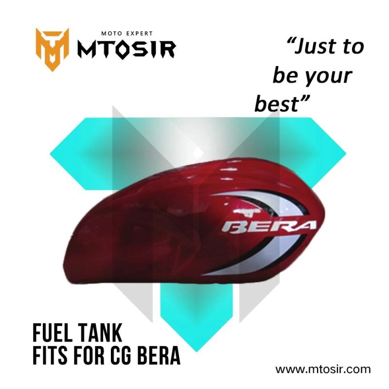 Mtosir Fuel Tank for Honda Cg Bear Cg125 Cg150 Cg200 High Quality Gas Fuel Tank Oil Tank Container Motorcycle Spare Parts Chassis Frame Parts