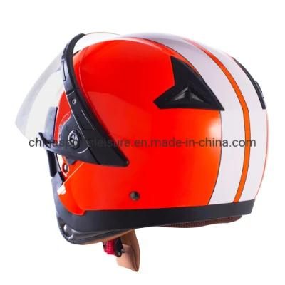 Custom Universal Vintage High Quality ABS Open Half Face Riding Helmet for Motorcycles.