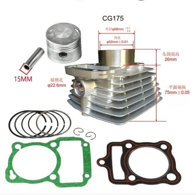 High Quality Motorcycle Cylinder Kit Motorcycle Parts for Cg125