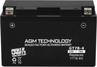 Gt7b-4 12V 7ah Motorcycle Part Sealed Maintenance Free Lead Acid Rechargeable Motorcycle Battery