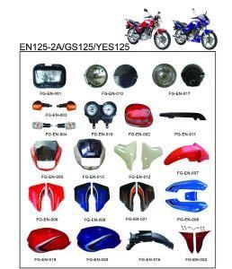 Plastic Parts Headlight Body Parts for Motorcycle En125-2A/GS125/Ye125