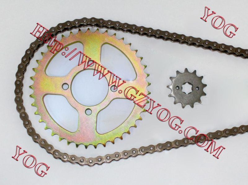 Motorcycle Parts Motorcycle Chain Sprocket Set for Honda Cg125 Cg150