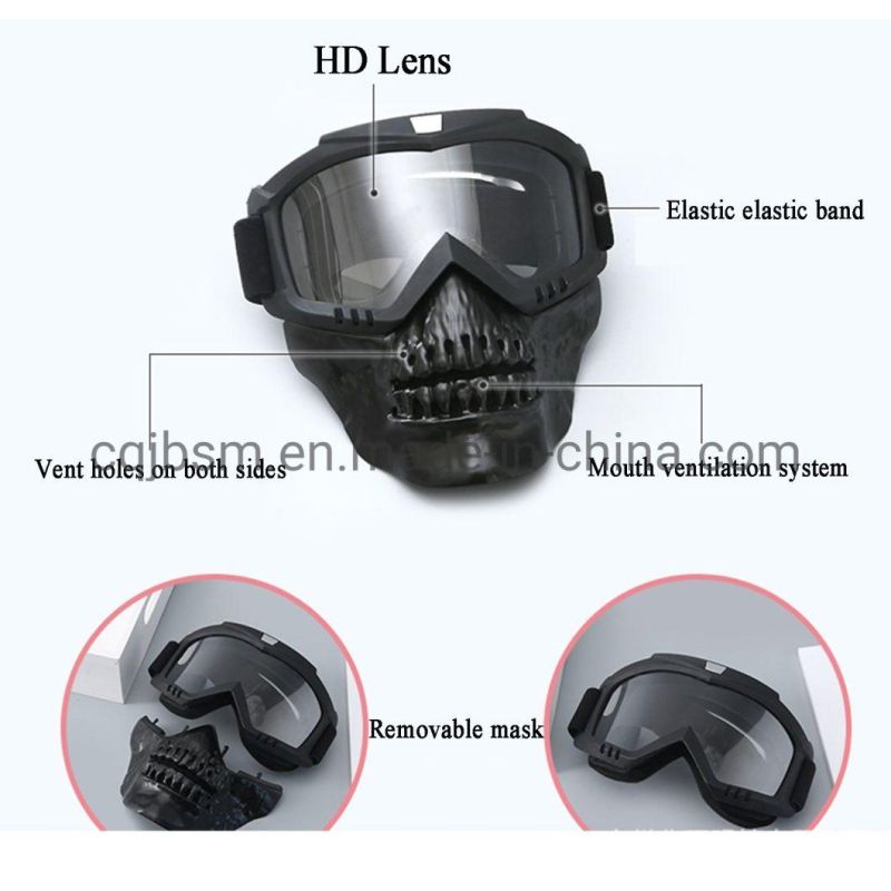 Cqjb Motorcycle Face Anti-Fog Mask