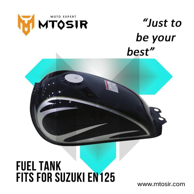Mtosir Fuel Tank for New Leson Suzuki Gn125 Gn125f High Quality Gas Fuel Tank Oil Tank Container Motorcycle Spare Parts Chassis Frame Parts