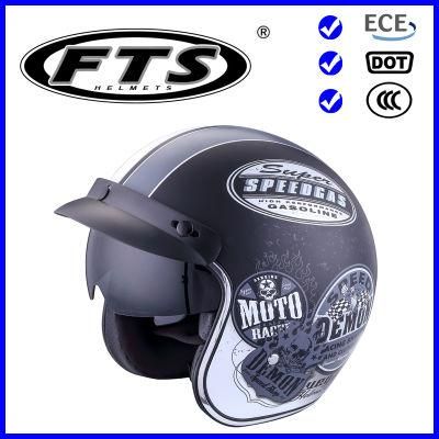Motorcycle Accessory Safety Protector ABS Open Face Jet Helmet Full Face Half Modular F380b with DOT &amp; ECE Certificates