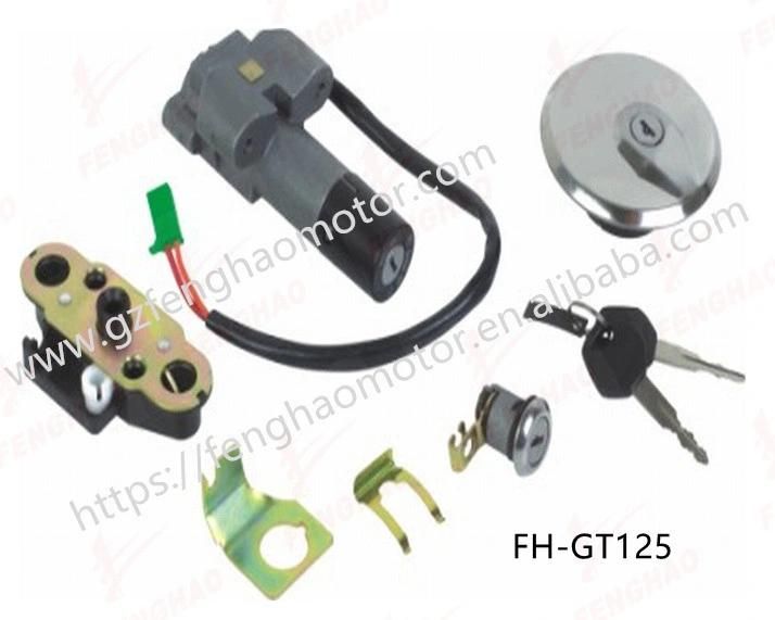 Top Popular Motorcycle Spare Part Lock Set Suzuki Gn125h/Uz125/An150/An125/Gt125/En125