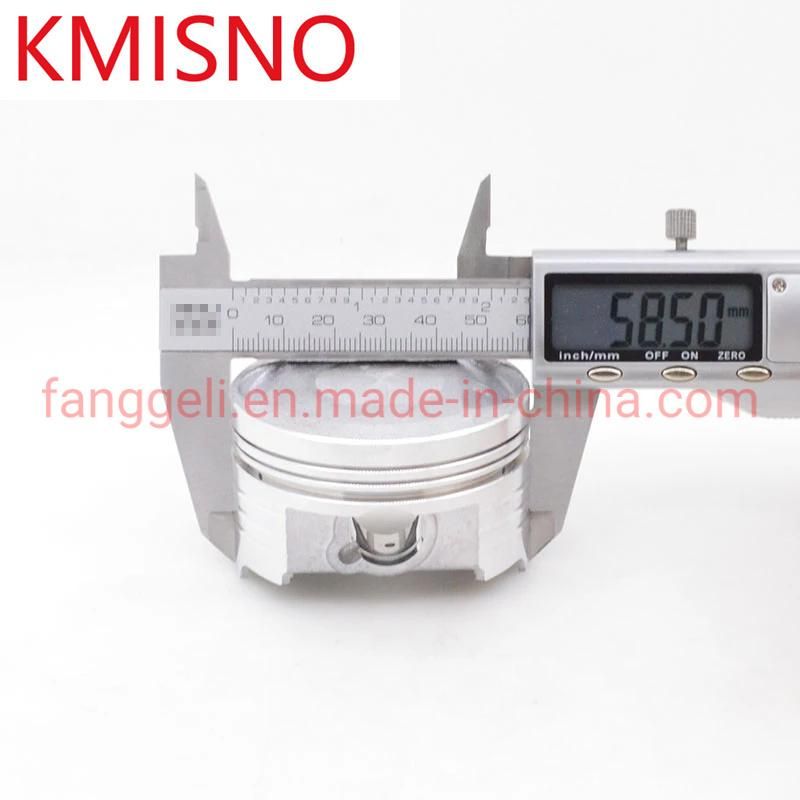 Motorcycle 58.5 mm Piston 14 mm Pin Ring 0.8*0.8*2.0mm Set Kit Assembly for Honda Jh125-19e Cg133 125cc 133cc engine Spare Parts