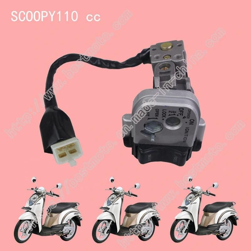 Motorcycle Electronics Parts Main Lock/Main Switch for Honda Scoopy 110 Cc