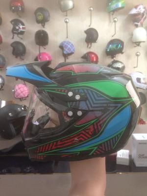 Black Motor Helmet Motocross Helmet