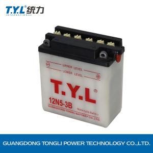12n5-3b 12V3ah White Color Water Motorcycle Battery Motorcycle Parts