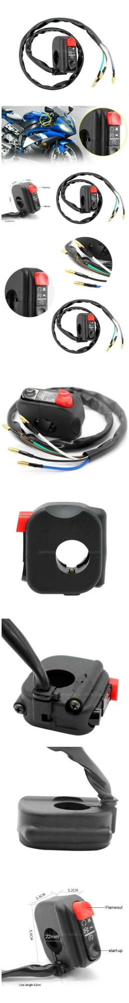 12V DC Universal 7/8in Start Kill on/off Button Switch Motorcycle Parts