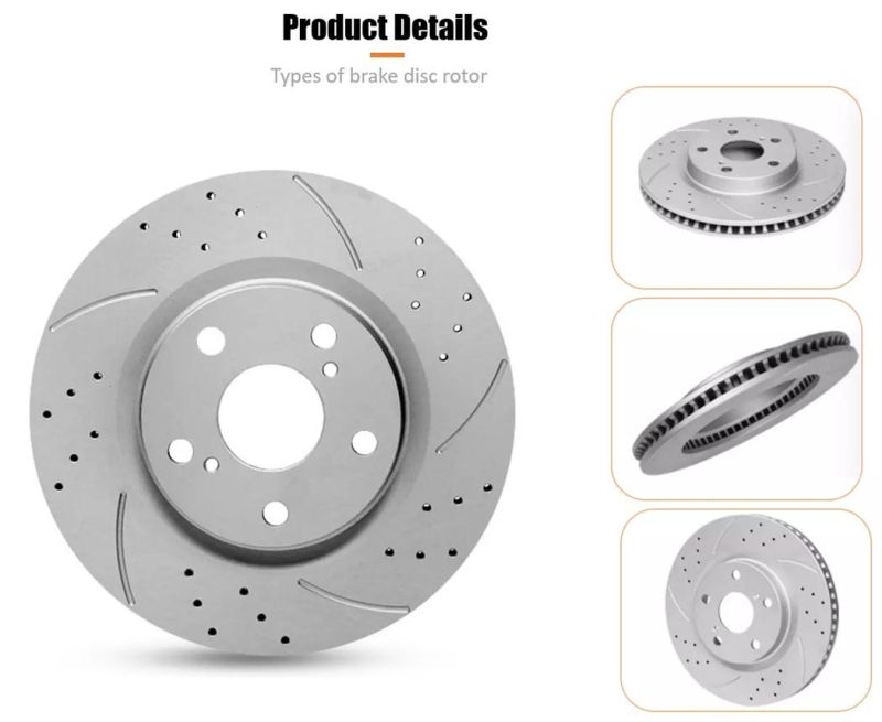 China Factory Car Accessories Front Rear Disc Brake Rotor Brake Disc