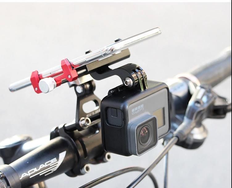 Adjustable Aluminum Alloy Scooter Handlebar Bike Phone Holder