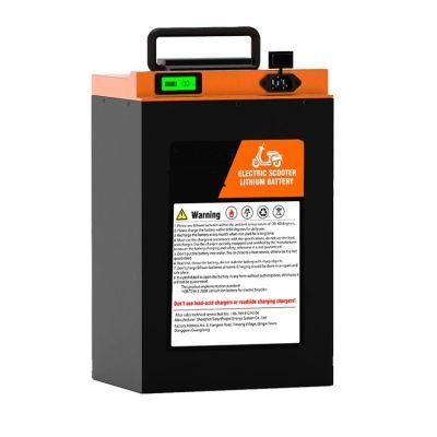 48V 60V 72V LiFePO4 Battery Pack 20ah 30ah 50ah 100ah Rechargeable Lithium Ion Battery for Electric Scooter/Sailboat/ Tricycle