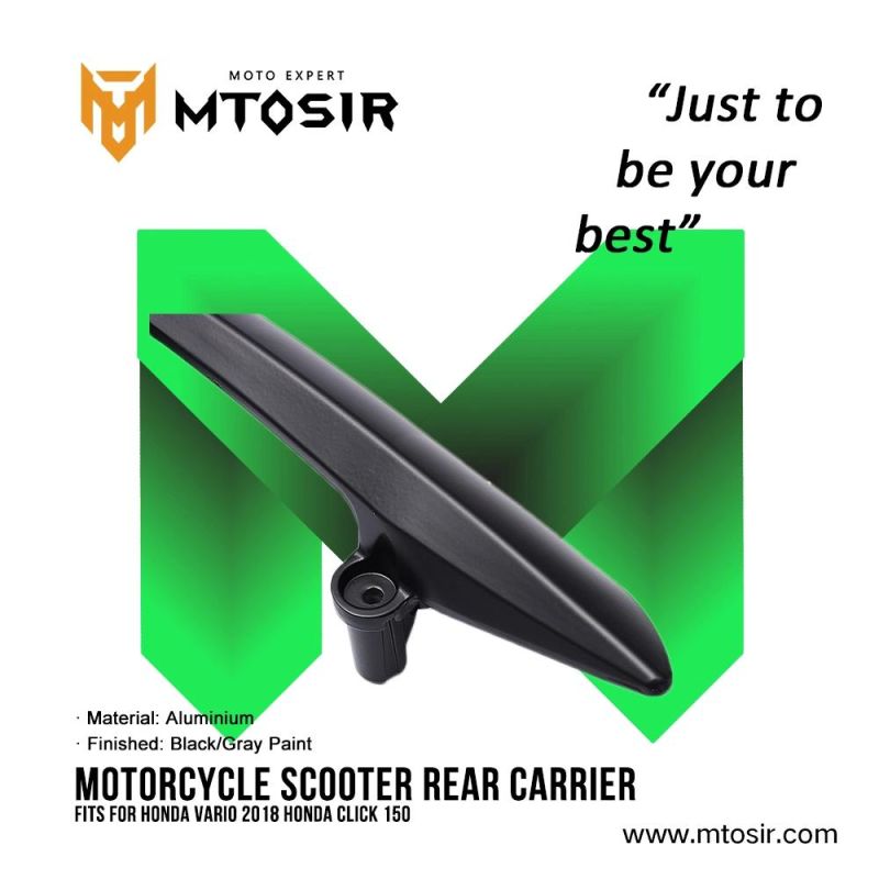 Mtosir Rear Carrier High Quality Motorcycle Scooter Fits for Vario2018, Click150 Motorcycle Spare Parts Motorcycle Accessories Luggage Carrier