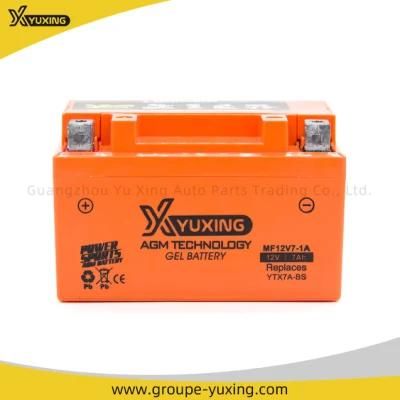 Hot Sale High Quality Motorcycle Parts Maintenance Free Motorcycle Battery: Mf12V7-1A