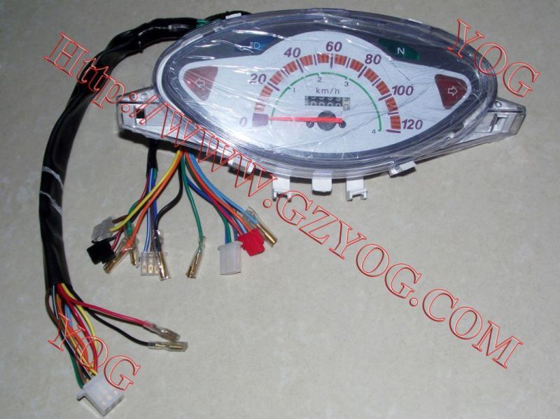 Yog Motorcycle Spare Parts Electric Speedometer for At125, CT100, Dt175K