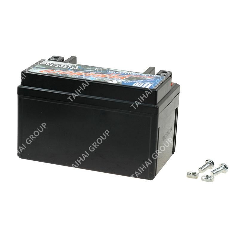 Yamamoto Motorcycle Parts Maintenance Free Rechargeable Lead Acid Battery Motorcycle Battery Yt12V7-1A