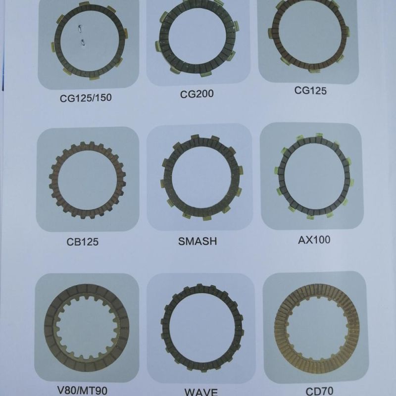Motorcycle Spare Parts Clutch Plate for C50/C70/CD50/CD70