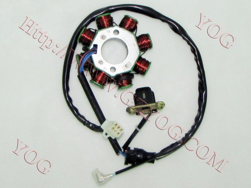 Yog Motorcycle Spare Parts Engine Coil Stator for Gn125, Ybr125, Cg125