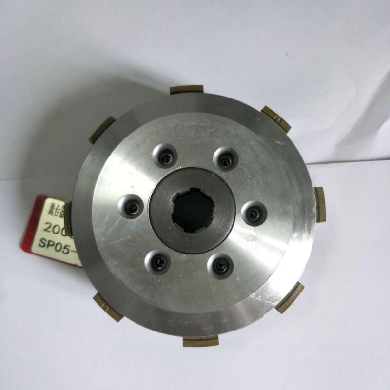 Motorcycle Clutch Drum Assembly with Friction Clutch Plate for Cg200